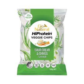 Go Natural Hi Protein Sour Cream & Chives Veggie Chips