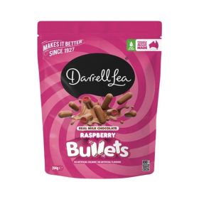 Darrell Lea Milk Chocolate Raspberry Bullets