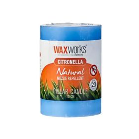 Wax Works Citronella Pillar Candle