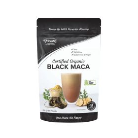 Morlife Certified Organic Black Maca Black Powder
