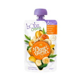 Bubs Organic Baby Food Banana & Apricot Power Porridge 6m+