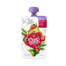 Bubs Organic Baby Food Strawberry, Pear & Quinoa Power Porridge 6m+