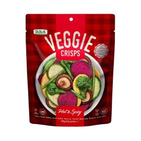DJ & A Hot & Spicy Veggie Crisps