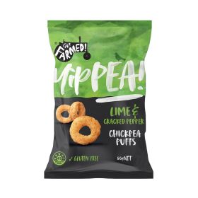 Get Farmed Yippea Lime & Cracked Pepper Chickpea Puffs