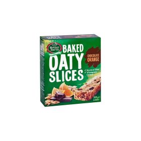 Mother Earth Baked Oaty Slices Chocolate Orange