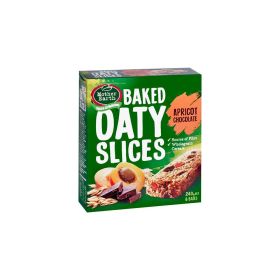 Mother Earth Baked Oaty Slices Apricot Chocolate