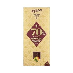 Whittaker's 70% Cocoa Samoa Smooth Dark Chocolate Bar