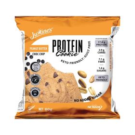 Justine's Peanut Btr Choc Chip Protein  Cookie 