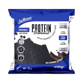 Justine's Double Choc Dream Protein Brownie