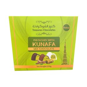 Treasures Pistachio Kunafa Mix Chocolate Bites