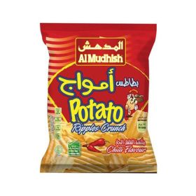 Al Mudhish Potato Chips Ripple Chilli 