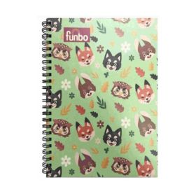 Funbo Cute Animals Design 80 Sheets A4 Notebook