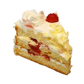 White Forest Cake Slice