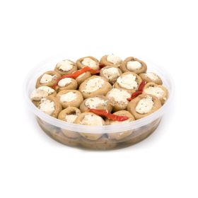 Champignon Mushrooms Stuffed With Cheese