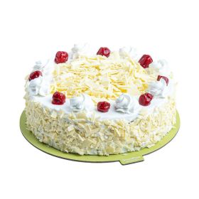 White Forest Round Cake Large