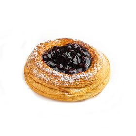 Blueberry Round Danish Pastry