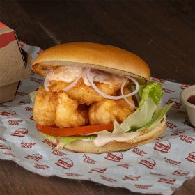 Dynamite Shrimp Burger