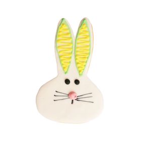 Easter Bunny Face Vanilla Cookie - Large