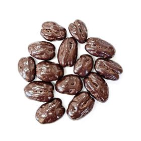 Dragee Pecan Coated With Dark Chocolate