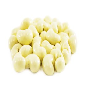 Dragee Cashew Coated With White Chocolate