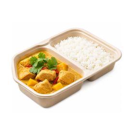 Mango Chicken Curry with Rice