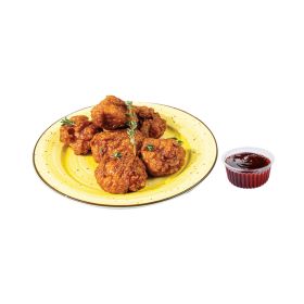 Boneless Chicken Wings with BBQ Sauce
