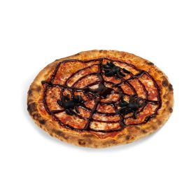 Spooky Spider Web Pizza