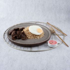 Tapsilog Rice With Beef & Eggs