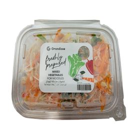 Grandiose Freshly Prepared Mixed Vegetables For Noodles