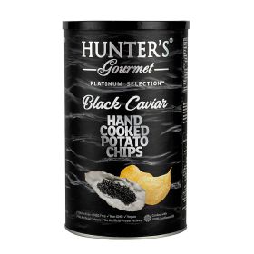 Hunters Gourmet Black Caviar Chips