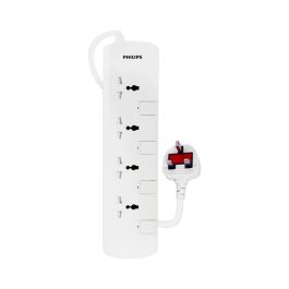 Philips 4-Way 2 Meter Extension Socket - Grandiose.ae
