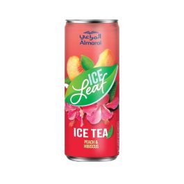 Almarai Ice Leaf Peach & Hibiscus Iced Tea 240ml - Grandiose.ae