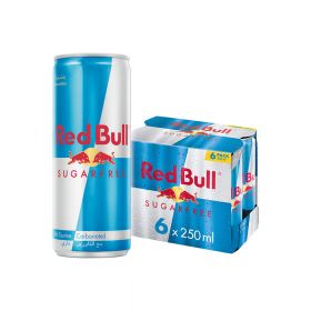 Red bull sugar free Energy drink 24x 250ml (9002490200411)