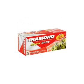 Diamond Storage Medium Zipper Bag
