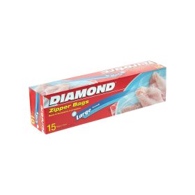 Diamond Large Freezer Zipper Bags