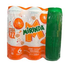 Mirinda Orange Extra Fizz Zero Sugar 330ml