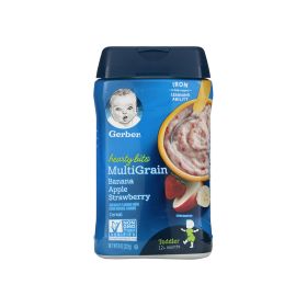 Gerber, Heart Tablet, Multigrain Cereal 12 Months & Above, Banana, Apple, Strawberry