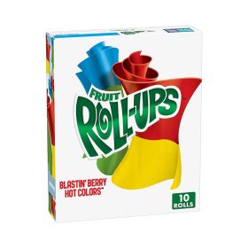 Fruit Roll-Ups Blastin' Berry Hot Colors