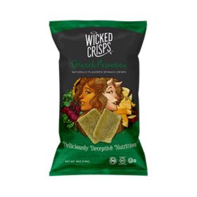 Wicked Crisps Spinach & Parmesan Crisps