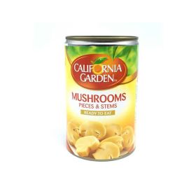 California Garden Mushrooms Pieces and Stems