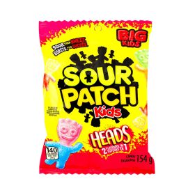 Sour Patch Kids Heads 2 In 1 Flavour Candies