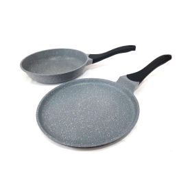 Winsor Cast Aluminium 24CM Fry Pan With 26CM Tawa
