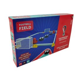 Fifa Football Field With Fence