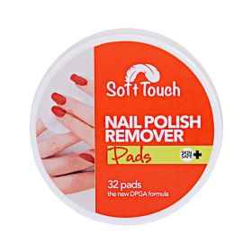 Soft Touch Nail Polish Remover Pads 32'S