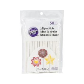 Wilton 4" Lollipop Sticks 50'S