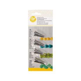 Wilton Borders Decorating Tip Set 4'S