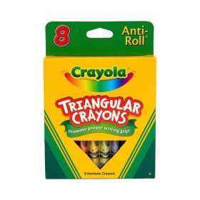 Crayola Anti-Roll Triangular Crayons