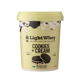 Light Whey High Protein Cookies and Cream Ice Cream