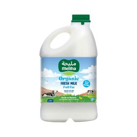 Meliha Organic Fresh Full Fat Milk 2L