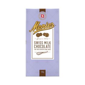 Menier Swiss Milk Chocolate Bar for Fine Desserts & Cakes